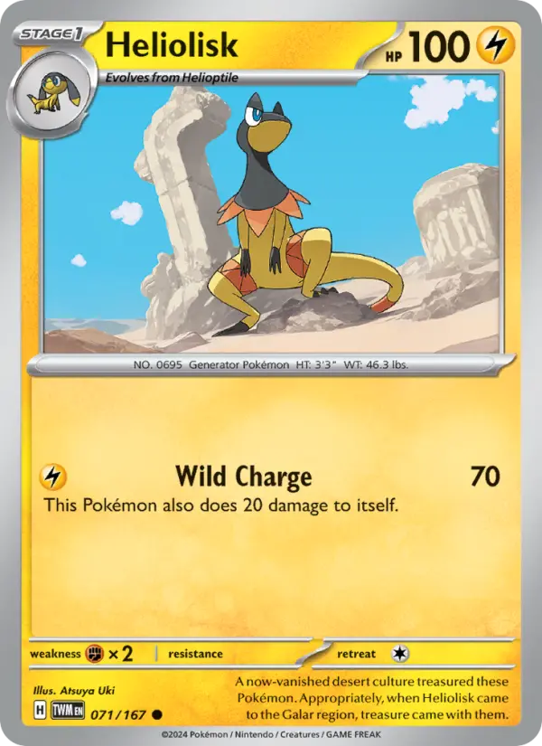 Heliolisk 71 Twilight Masquerade Pokesingles