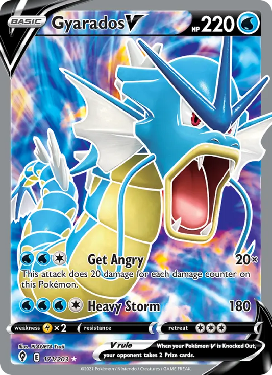 Gyarados V 171 Evolving Skies Pokesingles
