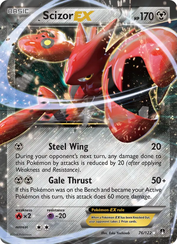 Scizor EX 76 BREAKpoint Pokesingles
