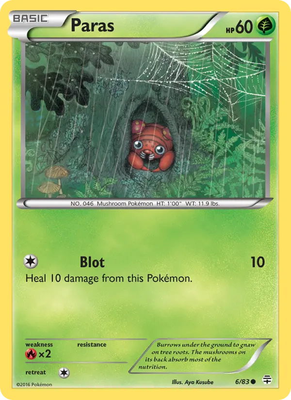 Paras 6 Generations Pokesingles