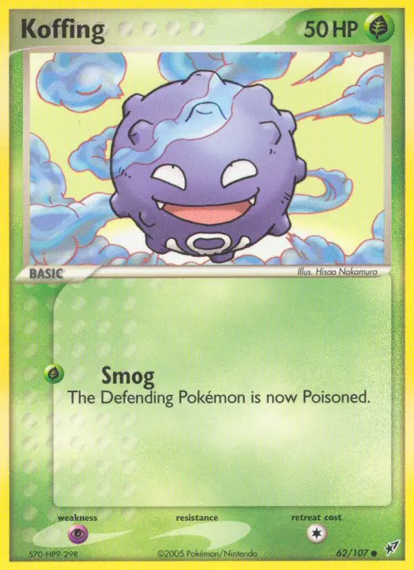 Koffing 62 Deoxys Pokesingles