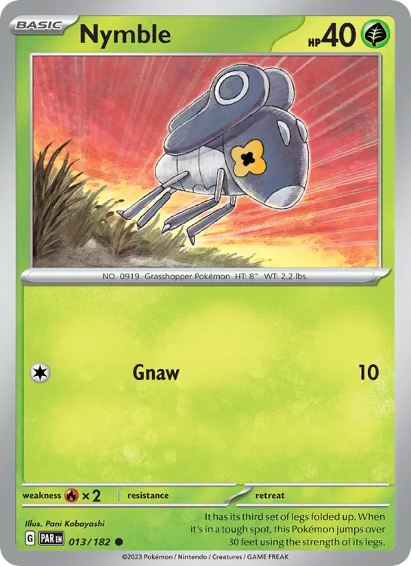 Nymble 13 Paradox Rift Pokesingles