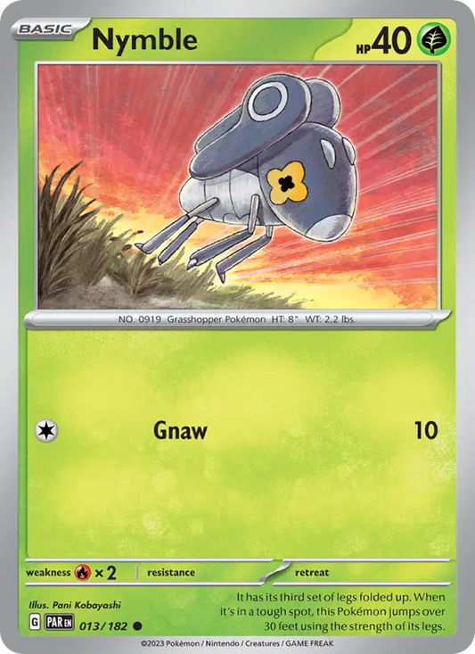 Nymble 13 Paradox Rift Pokesingles