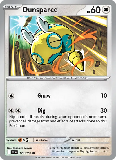 Dunsparce 128 Temporal Forces Pokesingles