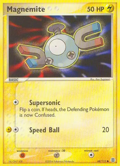 Magnemite 68 FireRed & LeafGreen Pokesingles