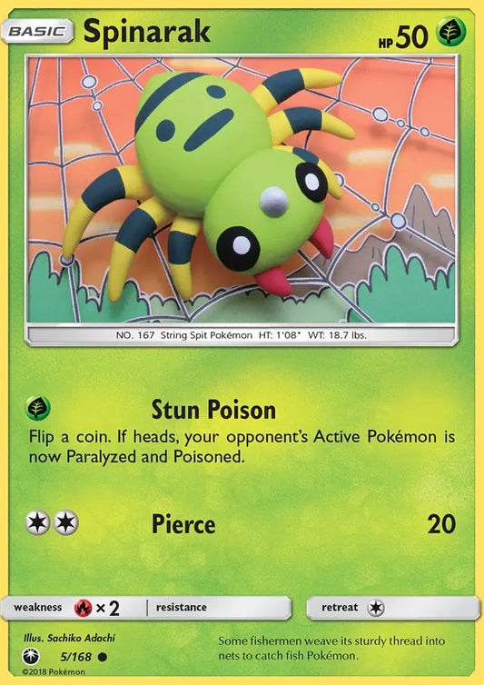 Spinarak 5 Celestial Storm Pokesingles