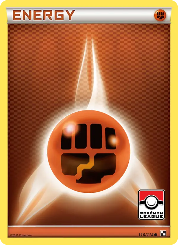 Fighting Energy 110 Black & White Pokesingles