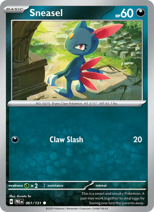Sneasel 61 Prismatic Evolutions Pokesingles