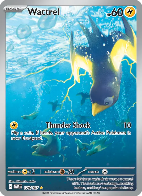 Wattrel 178 Twilight Masquerade Pokesingles