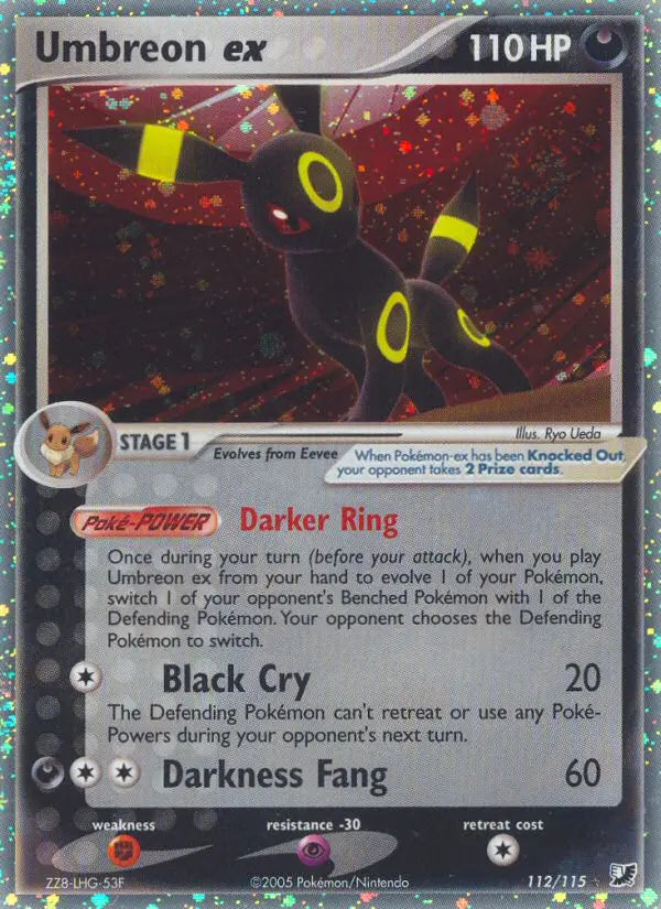 Umbreon ex 112 Unseen Forces Pokesingles