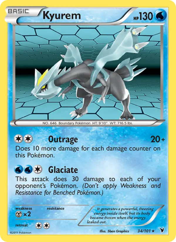 Kyurem 34 Noble Victories Pokesingles