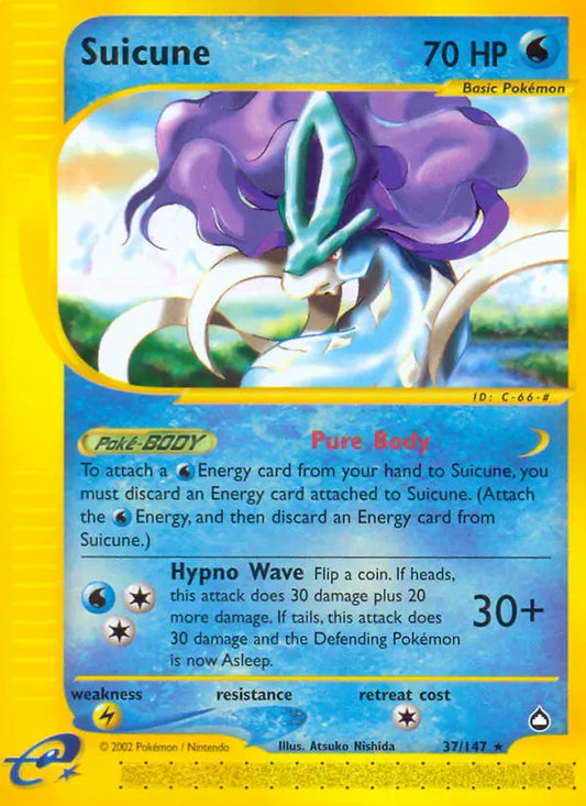 Suicune 37 Aquapolis Pokesingles