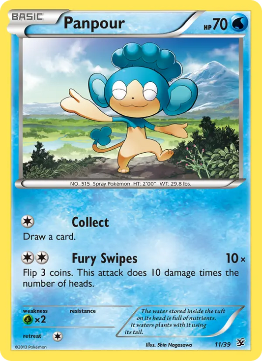 Panpour 11 Kalos Starter Set Pokesingles