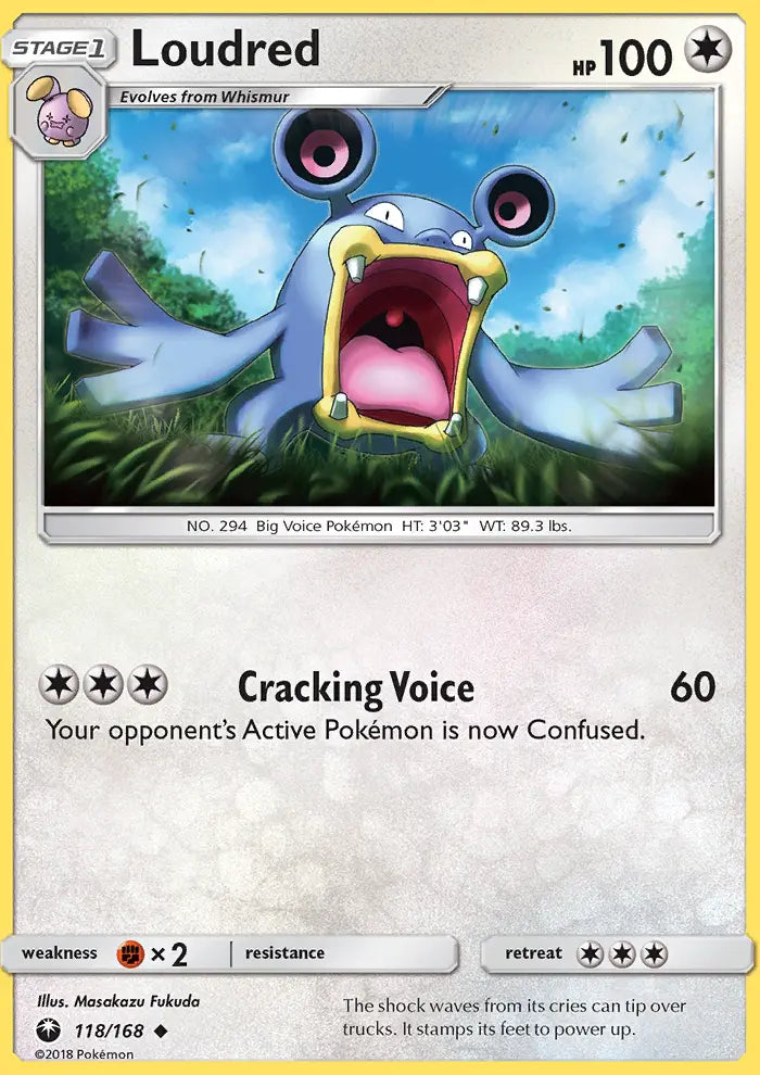 Loudred 118 Celestial Storm Pokesingles