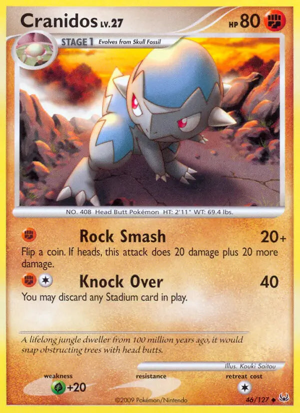 Cranidos 46 Platinum Pokesingles