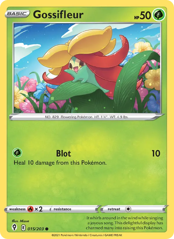 Gossifleur 15 Evolving Skies Pokesingles