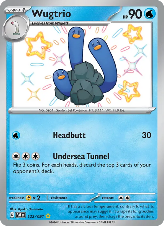 Wugtrio 122 Paldean Fates Pokesingles