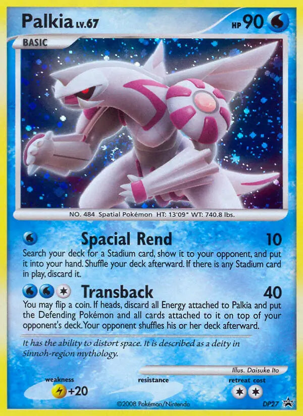 Palkia DP27 DP Black Star Promos Pokesingles