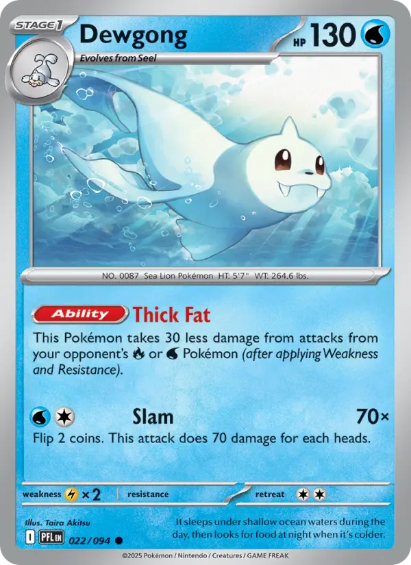 Dewgong 22 Phantasmal Flames Pokesingles