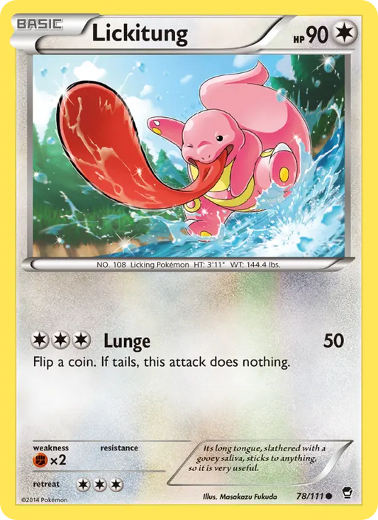 Lickitung 78 Furious Fists Pokesingles