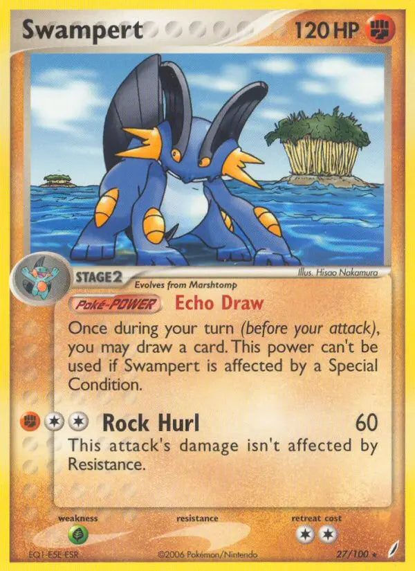 Swampert 27 Crystal Guardians Pokesingles