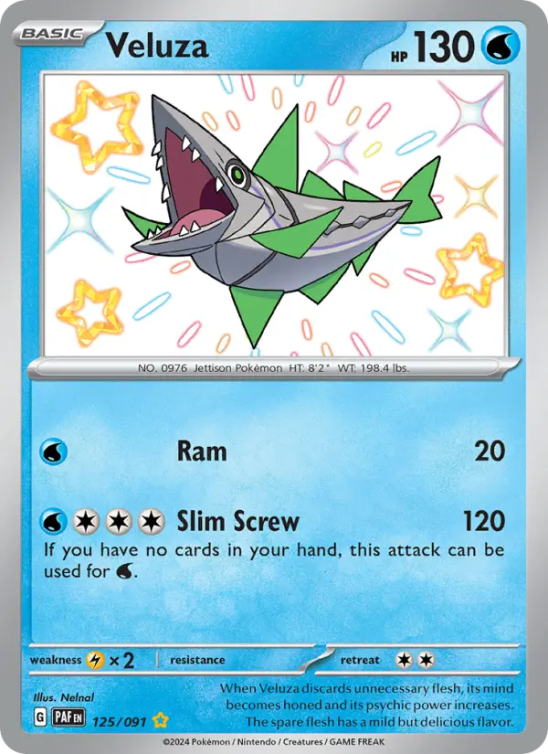 Veluza 125 Paldean Fates Pokesingles
