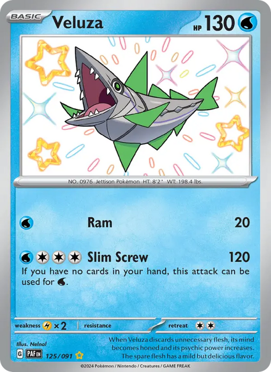Veluza 125 Paldean Fates Pokesingles
