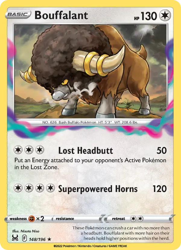 Bouffalant 148 Lost Origin Pokesingles