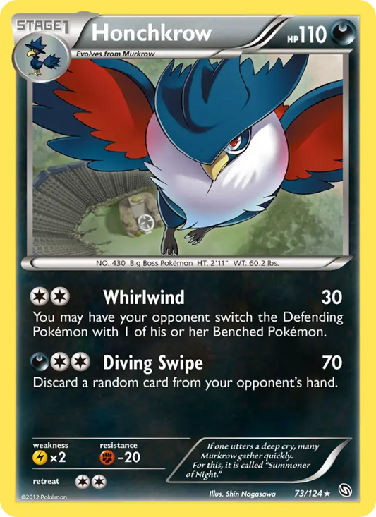 Honchkrow 73 Dragons Exalted Pokesingles
