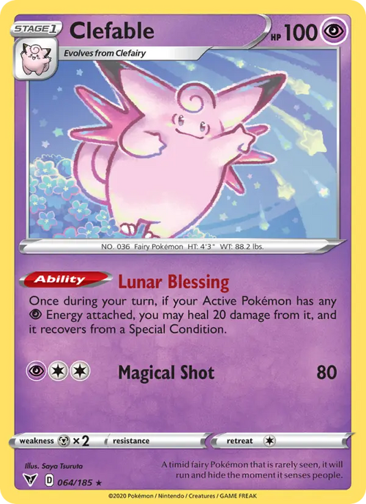 Clefable 64 Vivid Voltage Pokesingles