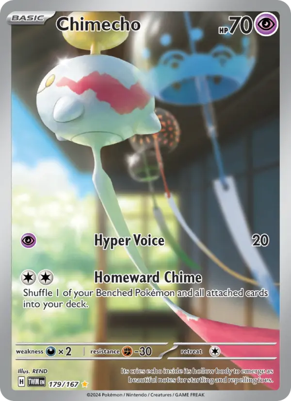 Chimecho 179 Twilight Masquerade Pokesingles