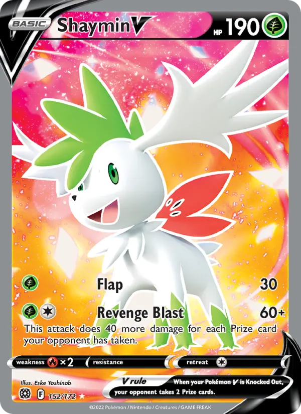 Shaymin V 152 Brilliant Stars Pokesingles