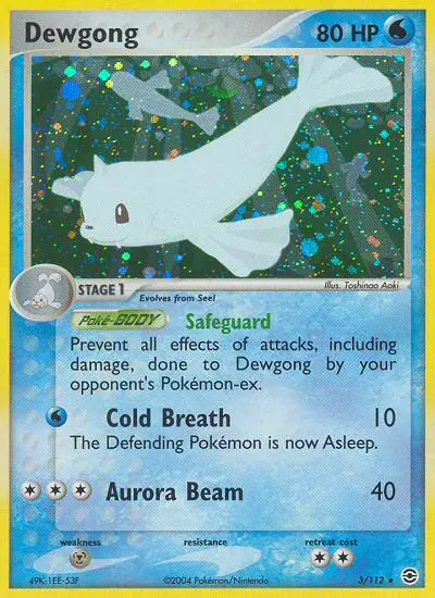 Dewgong 3 FireRed & LeafGreen Pokesingles