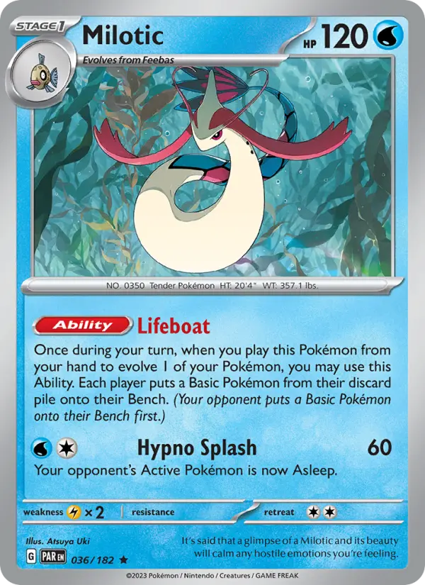 Milotic 36 Paradox Rift Pokesingles
