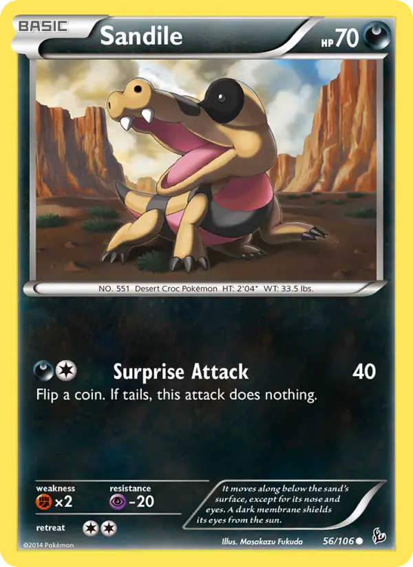 Sandile 56 Flashfire Pokesingles