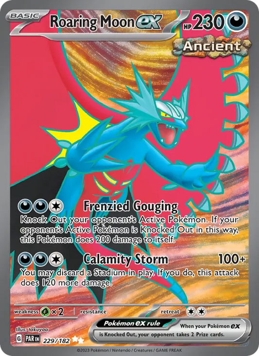 Roaring Moon ex 229 Paradox Rift Pokesingles
