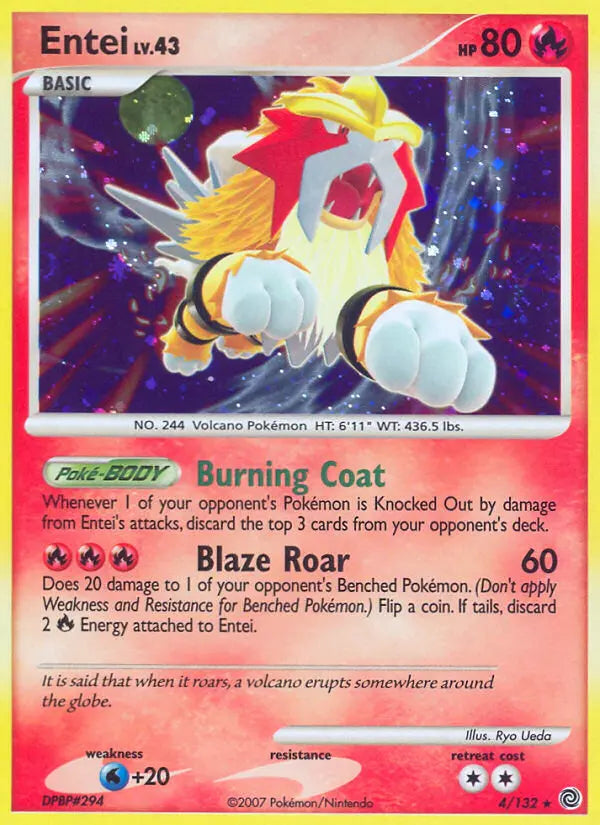 Entei 4 Secret Wonders Pokesingles
