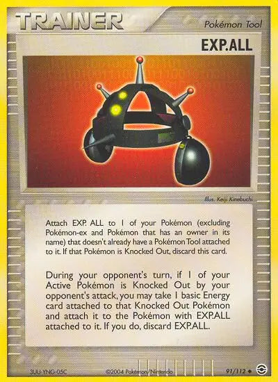 EXP. ALL 91 FireRed & LeafGreen Pokesingles