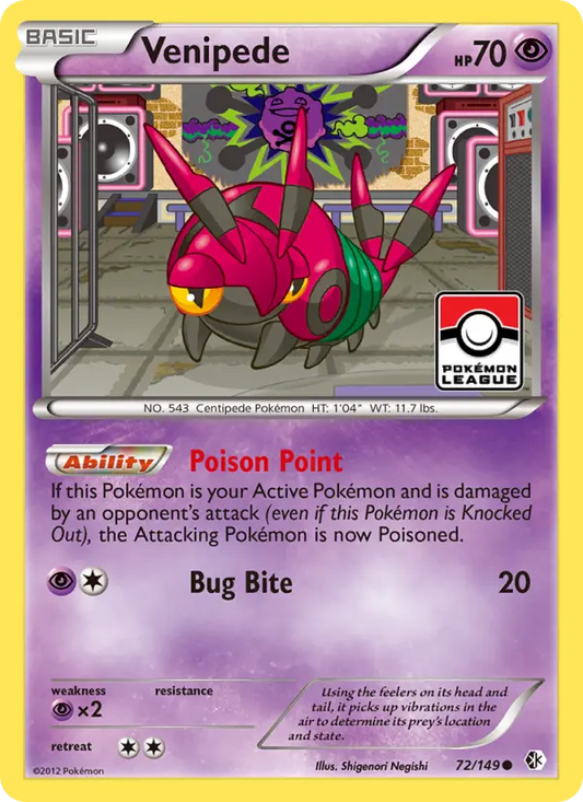 Venipede 72 Boundaries Crossed Pokesingles