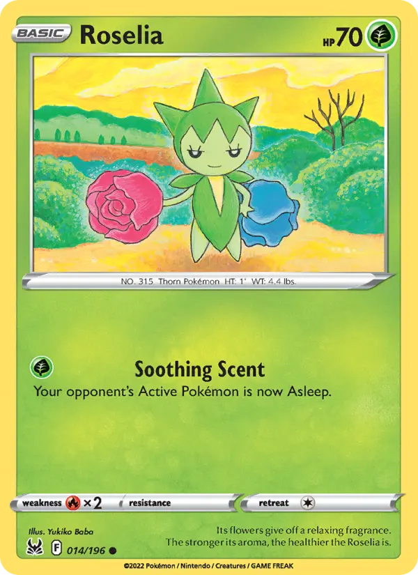 Roselia 14 Lost Origin Pokesingles