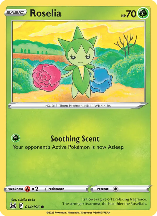 Roselia 14 Lost Origin Pokesingles