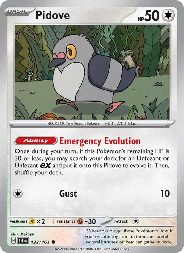 Pidove 133 Temporal Forces Pokesingles