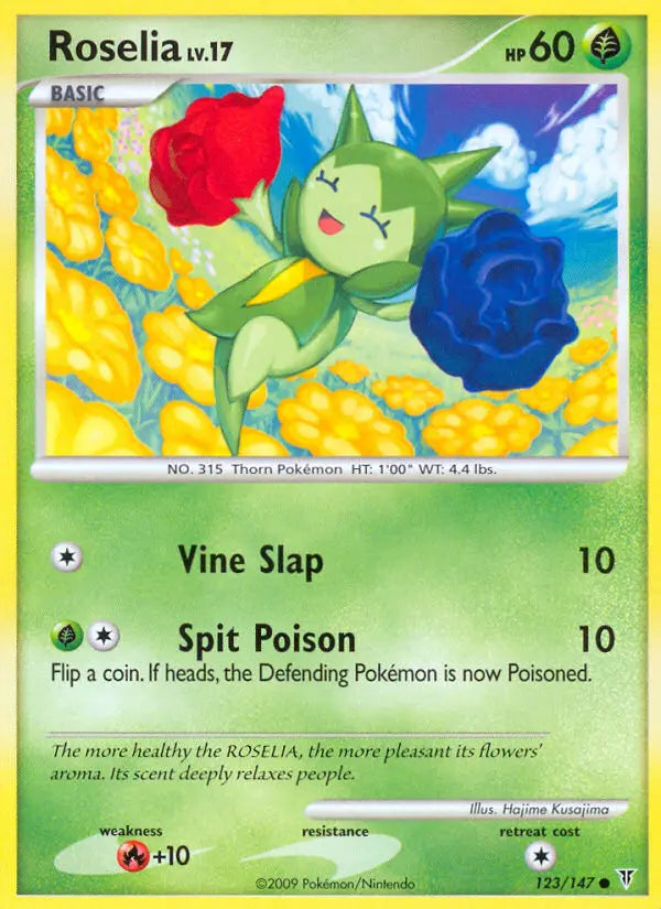 Roselia 123 Supreme Victors Pokesingles