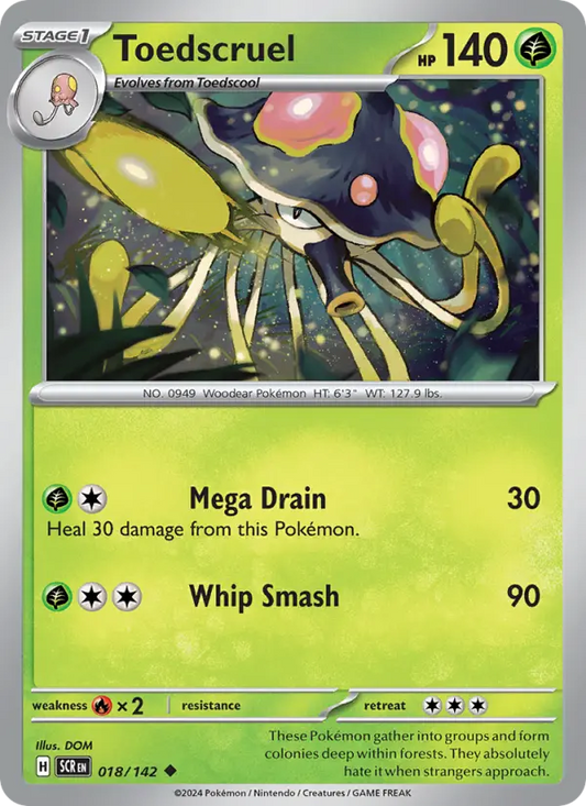 Toedscruel 18 Stellar Crown Pokesingles