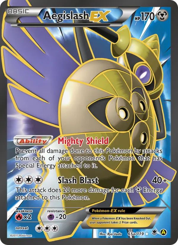 Aegislash EX 65 Phantom Forces Pokesingles