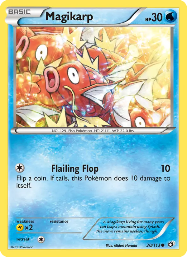Magikarp 30 Legendary Treasures Pokesingles