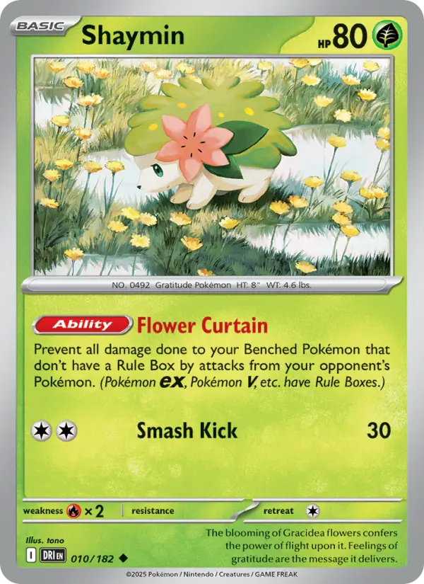 Shaymin 10 Destined Rivals Pokesingles