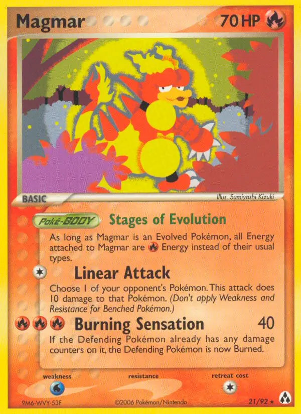 Magmar 21 Legend Maker Pokesingles