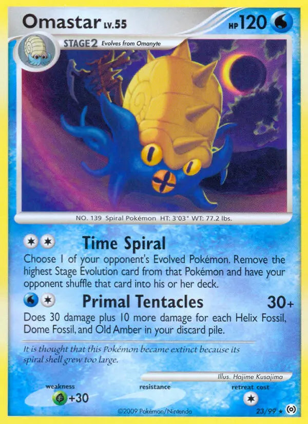Omastar 23 Arceus Pokesingles