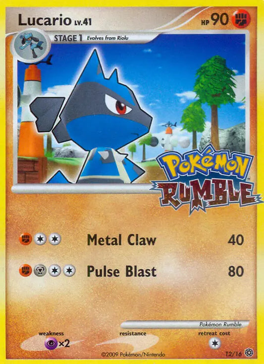 Lucario 12 Pokémon Rumble Pokesingles